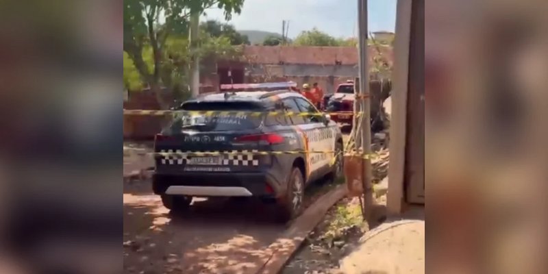 Quadra 54 do Capão Comprido em São Sebastião (DF), local do encontro do corpo de um jovem