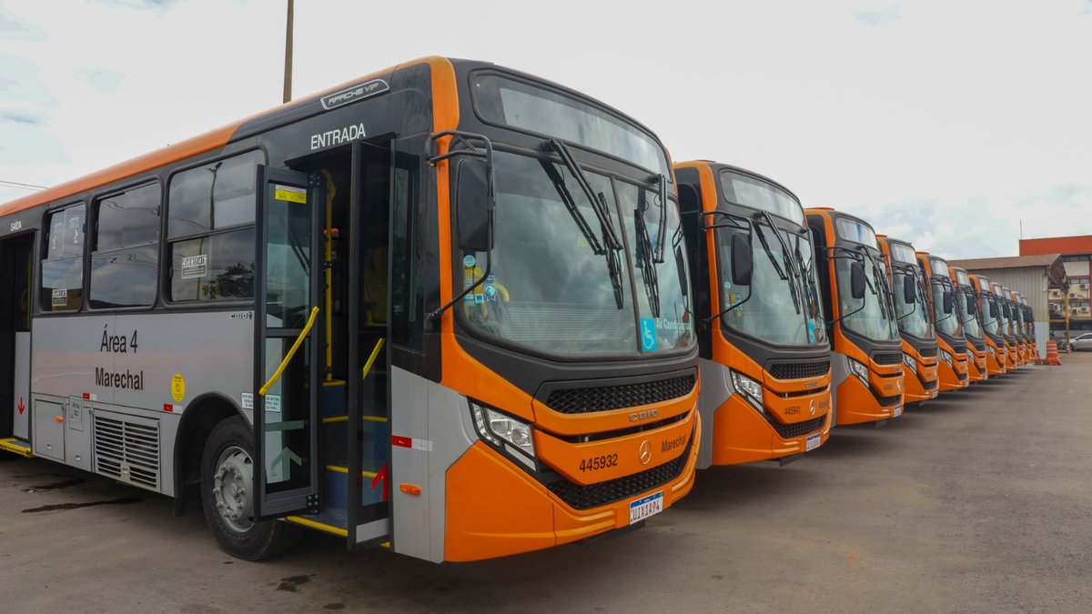 Ônibus do transporte público do DF em imagem de arquivo.